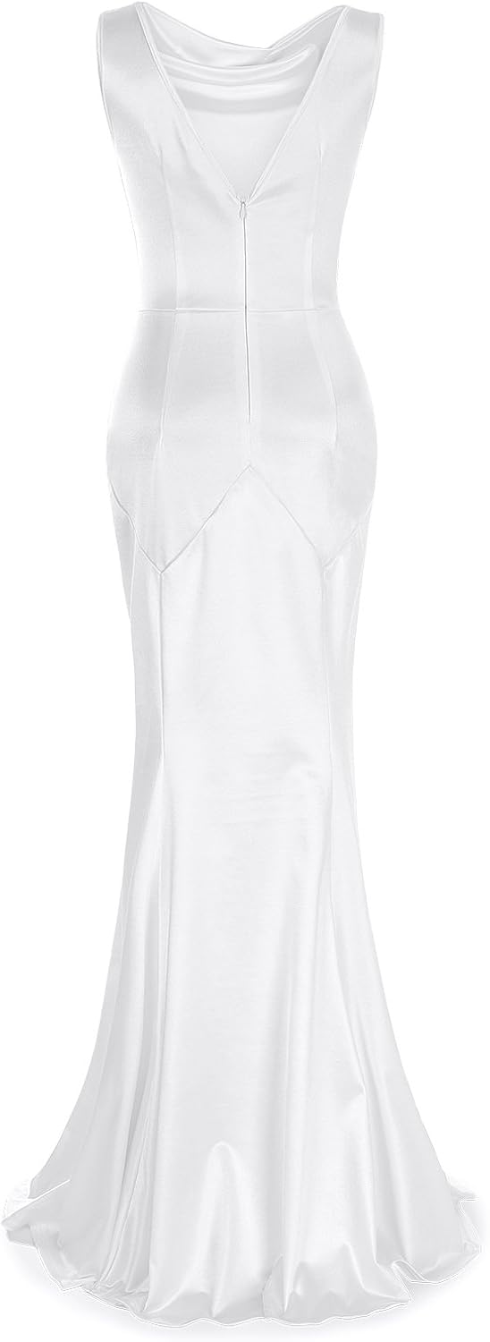 MUXXN Women's 30s Brief Elegant Mermaid Evening Dress: Clothing