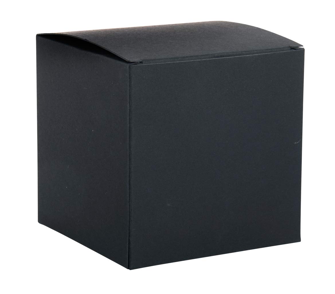 Rayher 67328576 Folding box, black, 10x10x10cm, set 3pcs