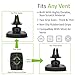 Magnetic Dashboard Cell Phone Holder for Car: Adjustable Universal Air Vent Magnet Dash Car Phone Mount, Works Best with Mobile Phones, 6 Magnet Holds Large Cellphone Plus Case like iPhone 8 7 6 5 4 x