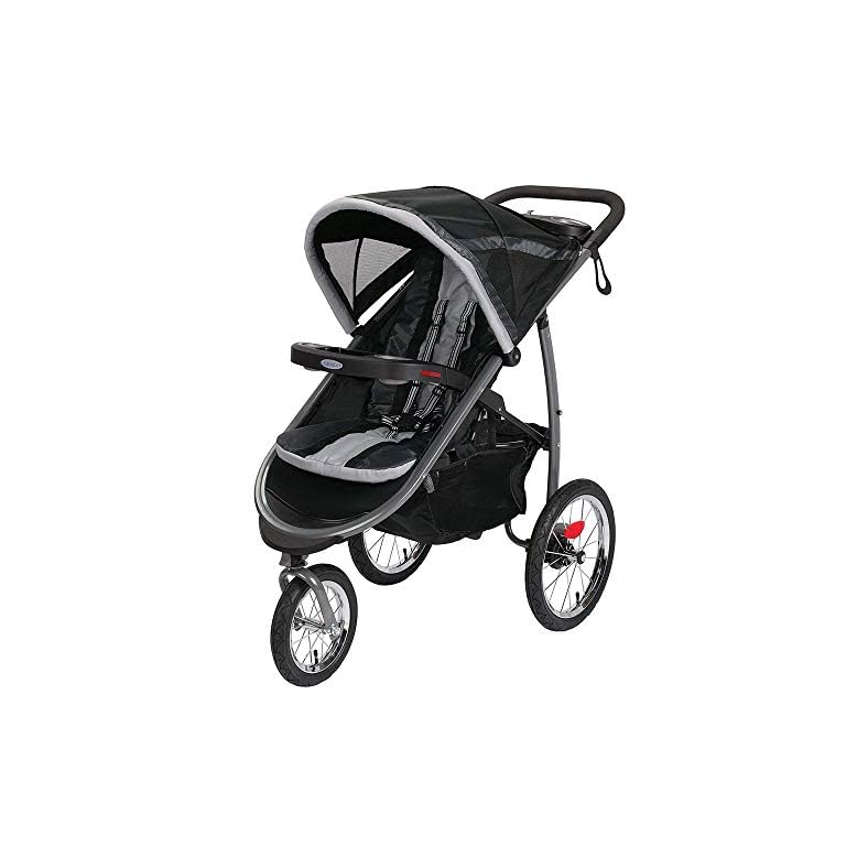 Graco FastAction Fold Jogging Stroller, Gotham, 40x24x42 Inch (Pack of 1)