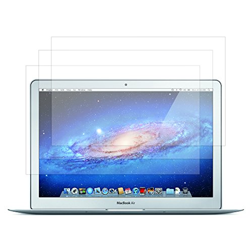 MacBook-Air-13 Screen Protector, RiverPanda(TM) Pack Of 3 Anti Glare Crystal Clear Screen Protector For MacBook Air 13