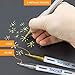 Paint Markers for Glass, Metal, Plastic, Wood, Ceramic, Porcelain, Rocks, Paper, and Clothes, with 68 Drawing Stencils and Fabric Case – 12 Fine Point Permanent Pens for Detail Work – Acrylic Markers