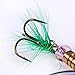 Fishing Spinner Lures Rotatable Inline Spinners Bass Trout Fishing Tackle Baits with Feather Rooster Tails Pack of 30pcs