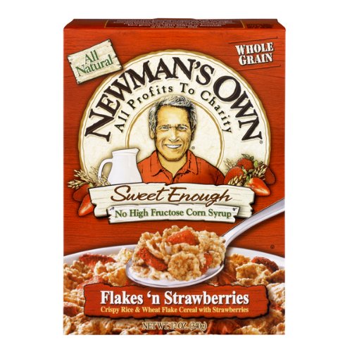 Newman's own all Natural flakes 'n strawberries cereal (020662005014)