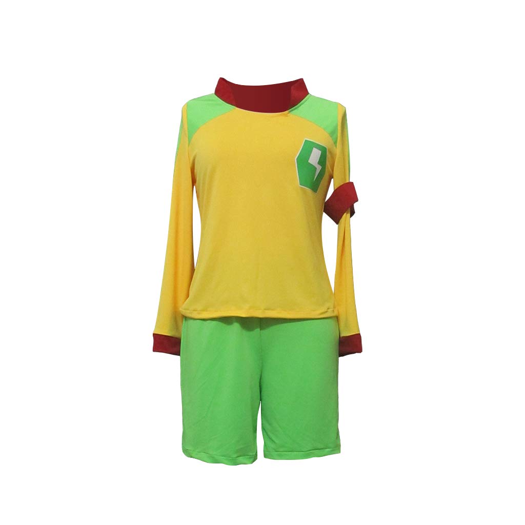 DUNHAO COS Men's Anime Inazuma Eleven GO Mamoru Endo Football Costume Mark Evans Cosplay Outfit Hall