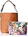 MG Collection Calista Perforated Shoulder Bag