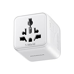 MOMAX Mini Universal Travel Adapter Worldwide, 2