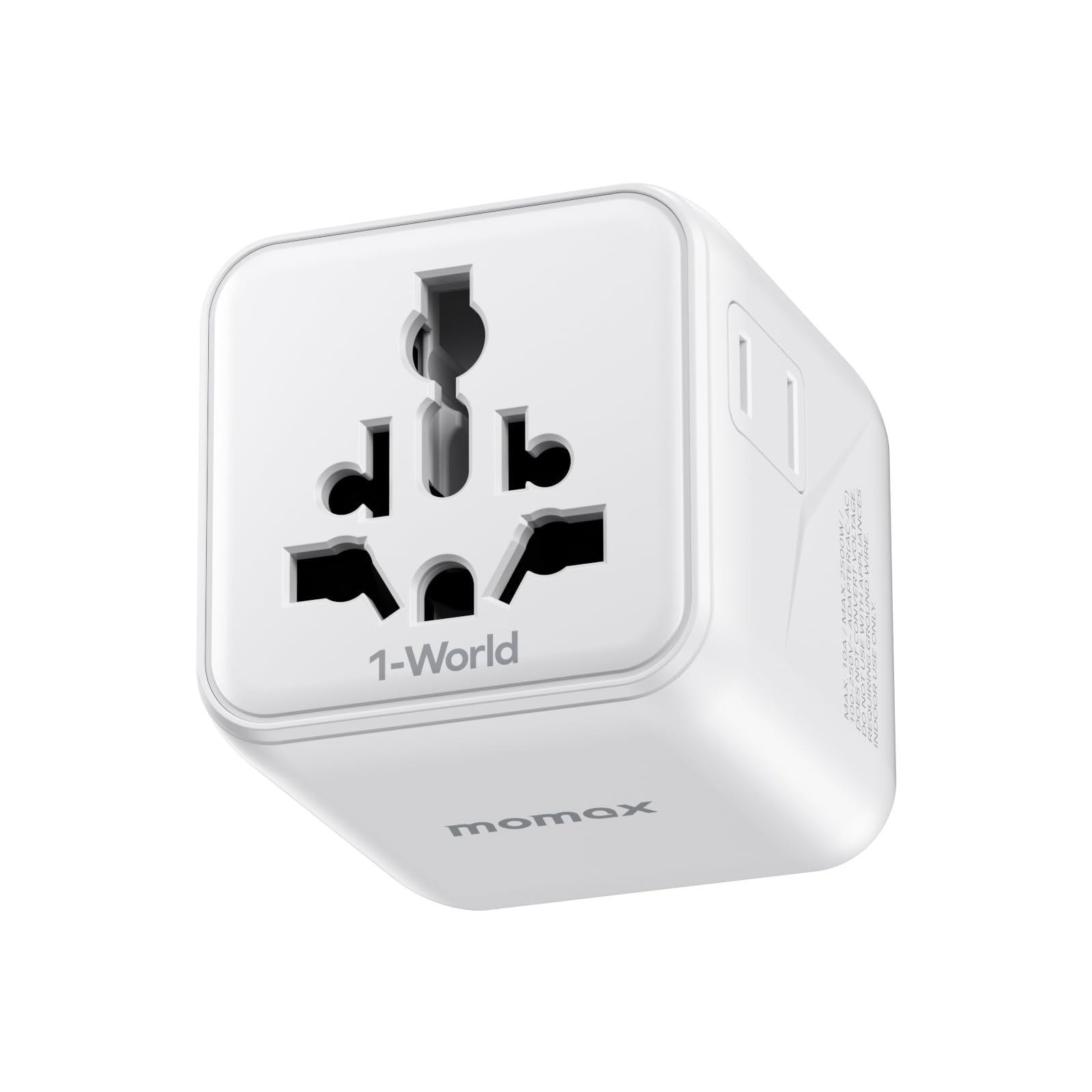 MOMAX Mini Universal Travel Adapter Worldwide, 2