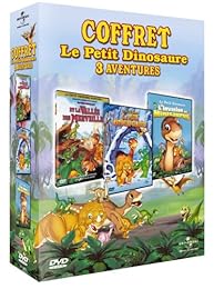 Coffret Le Petit Dinosaure - Le Petit Dinosaure Et La Vallée Des Merveilles + La Pluie D'étoiles Glacées + L'invasion Des Minisaurus