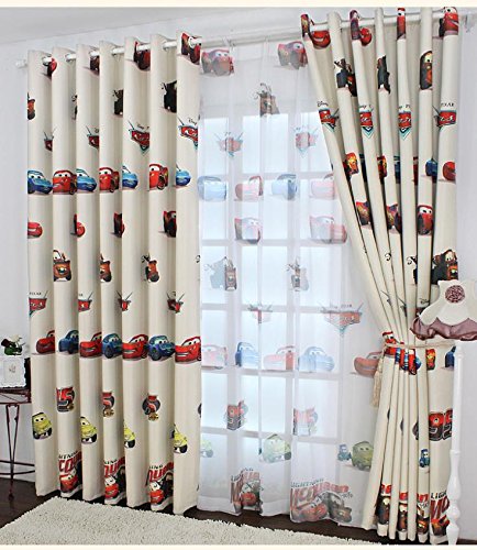 Home Design Children S Curtains Shading Cloth Cartoon Cars Boys