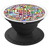 World Flags - International Sphere - PopSockets