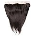 Beauty Forever Brazilian Virgin Hair Straight Ear to Ear 134 Lace Frontal with Bundles Natural Color