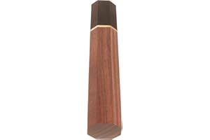 Lurrose Octagonal Handle Replacement for Japanese Kitchen Knife Wood Material for Chef Knives Santoku