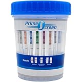 Prime Screen Urine Drug Test Compact Cup 16 Panel Kit (AMP,BAR,BUP,BZO,COC,mAMP,MDMA,MOP/OPI,MTD,OXY,PCP,THC, ETG, FTY, TRA, 