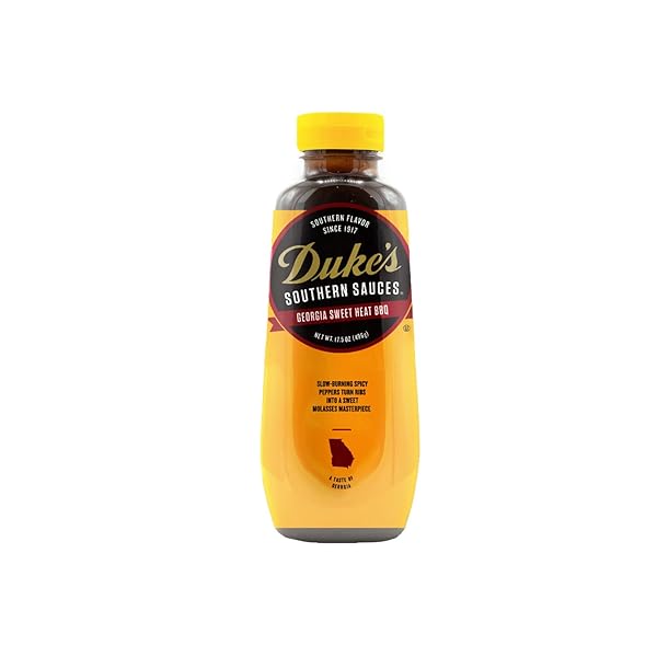 DUKE’S GEORGIA SWEET HEAT SOUTHERN SAUCE, 17.5 OUNCE (PACK OF 1)