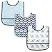 Luvable Friends Unisex Baby Waterproof PEVA Bibs, Boy Elephant, One Size