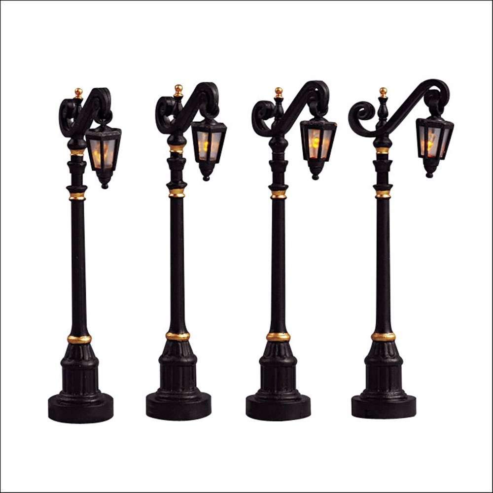 Villages & Houses Collectibles Happy Holidays Set of 2 LEMAX Street