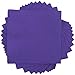 JAM PAPER Medium Lunch Napkins - Purple - 6.5x6.5 Inch (Pack of 50)