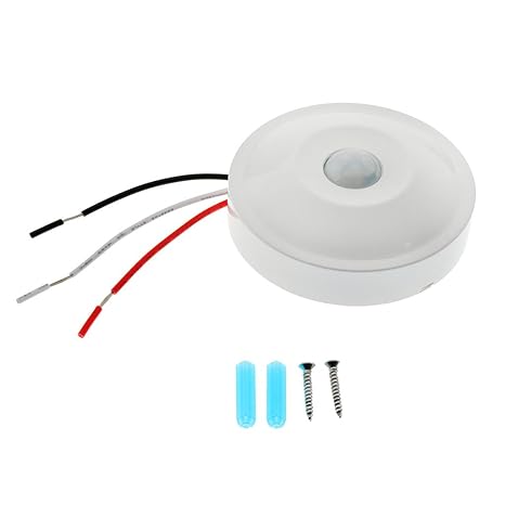 220V Interruptor de Sensor Montaje Superficial PIR Ocupación de Techo Sensor de Movimiento Detector Identificar Día y Noche