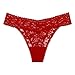 10 Pack: Free to Live Women's Lace Thong Panties