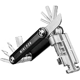 Topeak Mini P20 Multi-Tool, 20-Function Precision Bike Repair Kit with Chain, Master Link, Hex and Torx Wrenches, Spoke, Phillips Driver, Knife Blade, Carry Case, Compact Alloy Body
