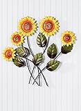 Sunflower Metal Wall Sculptures