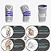 Knee Brace Compression Sleeve, Elastic Knee Wraps Patella Stabilizer with Silicone Gel Spring Support, Hinged Kneepads Protector for Meniscus Tear Arthritis Running Men Women (XX-Large)