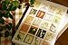 Blogger Vintage Stamps Sticker Decorative for Diary Kids Stickers 4sheets/pack - Around 80+ Stickers (London)
