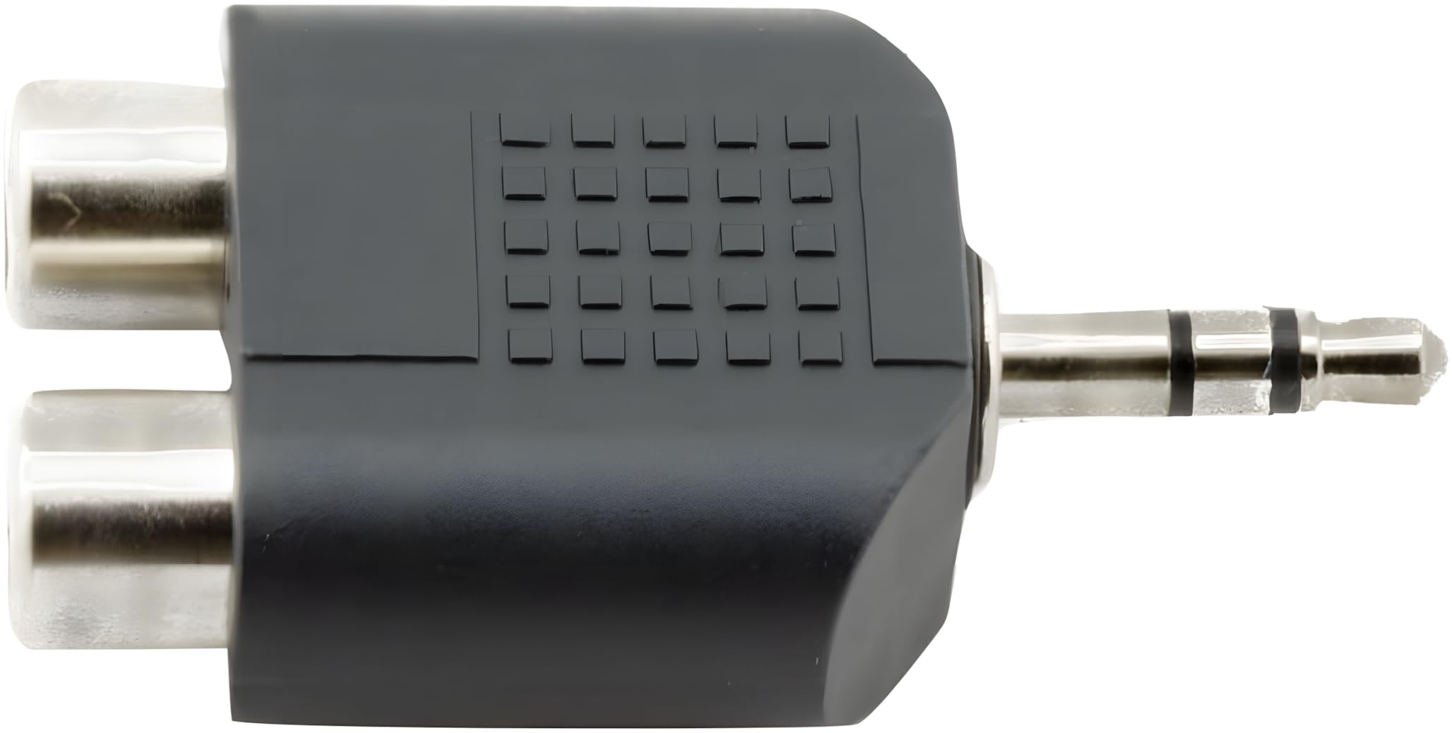 AKORD 3.5 mm Male Stereo Plug to 2 RCA Female Jack Audio Y Splitter Adapter