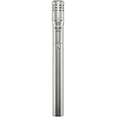 Shure SM81-LC Cardioid Condenser Instrument Microphone | Condenser mic for guitar, piano and cymbals; includes swivel adapter, attenuator lock, windscreen and case