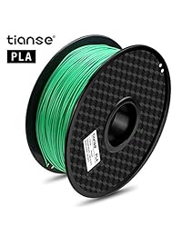 tianse Verde Impresora 3d pla filamento 1.75 mm, 1 kg filamento Spool para impresión, 3d dimensional Precisión +  0,03 mm
