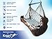 Mayan Hammock Chair - Large Cotton Rope Hanging Chair Swing - Comfortable, Lightweight - for Indoor & Outdoor Porch - by Krazy Outdoors/Hammock Universe