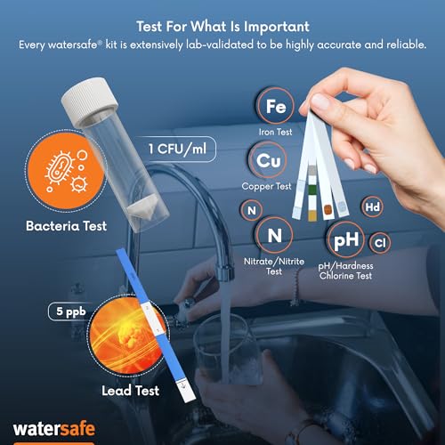 Watersafe The Original Water Testing Kit For Drinking Water, Well And