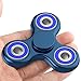 The Anti-Anxiety 360 Spinner Helps Focusing Fidget Toy [3D Figit] Tri-Spinner EDC Focus Toy for Kids & Adults - Best Stress Reducer Relieves ADHD Anxiety Boredom Metal Bearing (Blue)