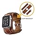 Watch Band Compatible with Apple Watch ultra 49mm Band Watch Series 8 7 45mm Band Fit 7.5'-9.8' Apple Watch 44mm Series 6 SE2 SE 5 4 Watch 42mm Series 3 2 1 Leather Band with Buckle Cuff iWatch Band