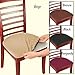 Collections Etc Easy Fit Seat Covers for Chairs, Bar Stools, Patio Cushions - 2 PC Set, 15 3/4