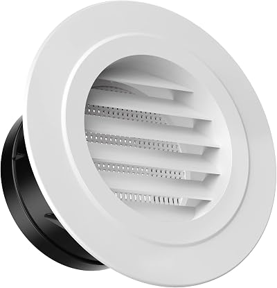 HG Power 4 Inch Round Air Vent Cover with Flyscreen 100mm Duct