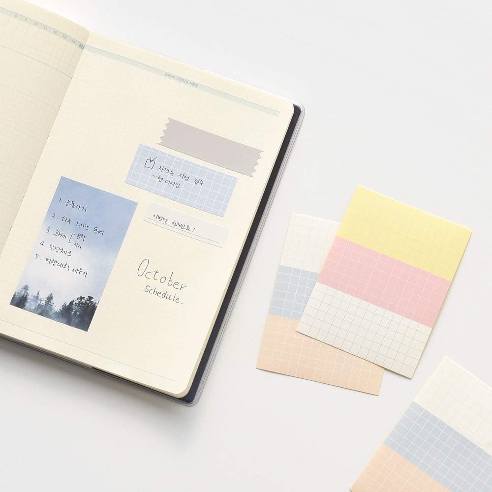 Monolike Message & Label Sticker ver.1 Set - Mini Size Cute Stickers, Index Stickers: Office Products