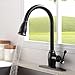 Antique Lead-free Solid Brass 1 or 3 Hole Single Handle Prep Pull Out Sprayer Oil Rubbed Bronze Kitchen Faucet, Kitchen Sink Faucet With Deck Plate