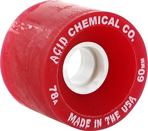 Acid Funner 60mm 78a Red Skate Wheels