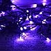 Qedertek Solar String Lights, 39ft 100 LED String Lights Solar Powered for Outdoor, Home, Lawn, Wedding, Patio, Party and Holiday Decorations (Purple)