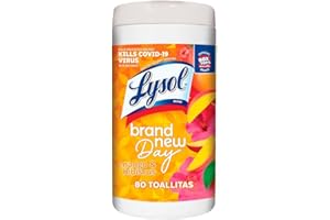 Lysol® Toallitas Desinfectantes para Superficies Fragancia Mango & Hibiscus 80 pz