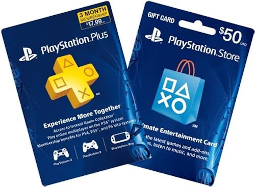 Playstation Store Playstation Plus Games 3-Month PS Plus $50 PS