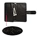 xhorizon Premium Leather Folio Case[Wallet Function] [Magnetic Detachable] Fashion Wristlet Lanyard Hand Strap Purse Multiple Card Slots Cash Compartment Pocket for Samsung Galaxy Note 2/II (N7100)