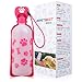 Anpetbest Dog Water Bottle 650ML/22oz Foldable Dog Water Dispneser BPA Free Plastic Squeeze Portable Travel Water Bottle Bowl for Daily Walks, Hiking, Camping and on The Go (650ML)