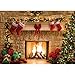 SJOLOON 7x5ft Christmas Photography Backdrops Child Christmas Fireplace Decoration Background for Photo Studio (11209) primary
