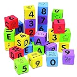 Chenille Kraft 4416 WonderFoam Learning Blocks, Assorted (Set of 30 Blocks)