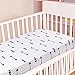Kyapoo Crib Sheets 100% Cotton Arrows Unisex Bedding Style For Toddler Girl & Boy - Baby Bed Mattress Protector - Crib Mattress Covers Hypoallergenic Breathable 52