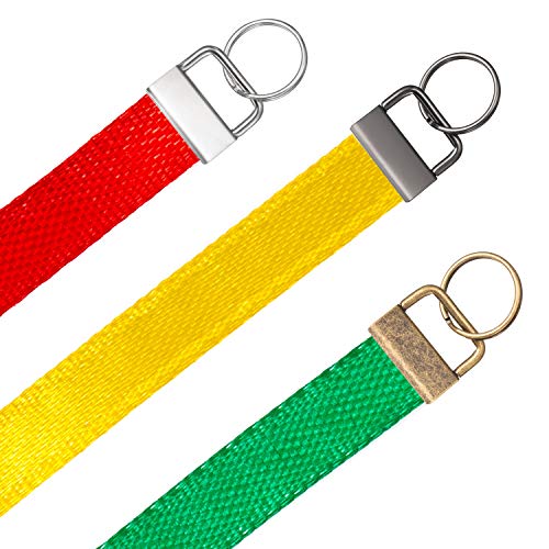 150 Pieces Key Fob Hardware 3 Colors Keychain Fob Wristlet Hardware