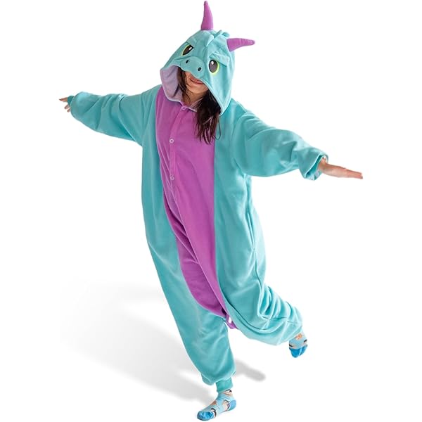 kigurumi フルセット Amazon.com: Huff the Teal Dragon Kigurumi X-Tall : Clothing, Shoes